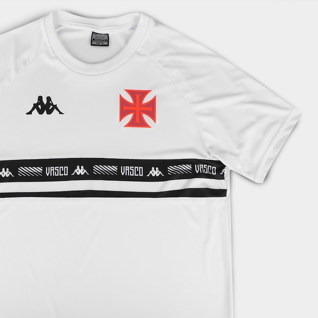 Camisa Vasco Kappa Supporter Stripe Masculina