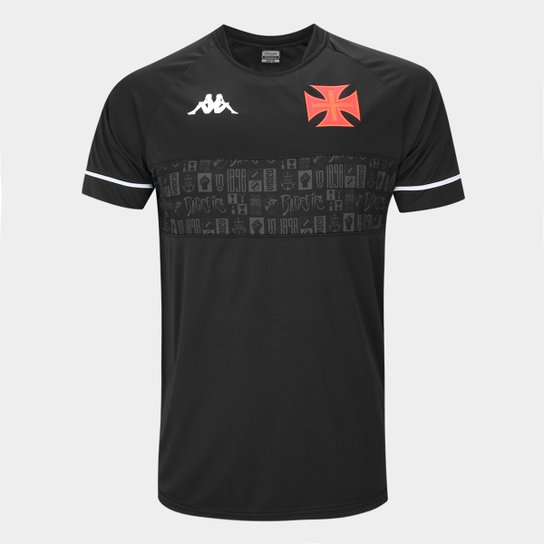 Camisa Vasco Kappa Supporter Torcedor Masculina
