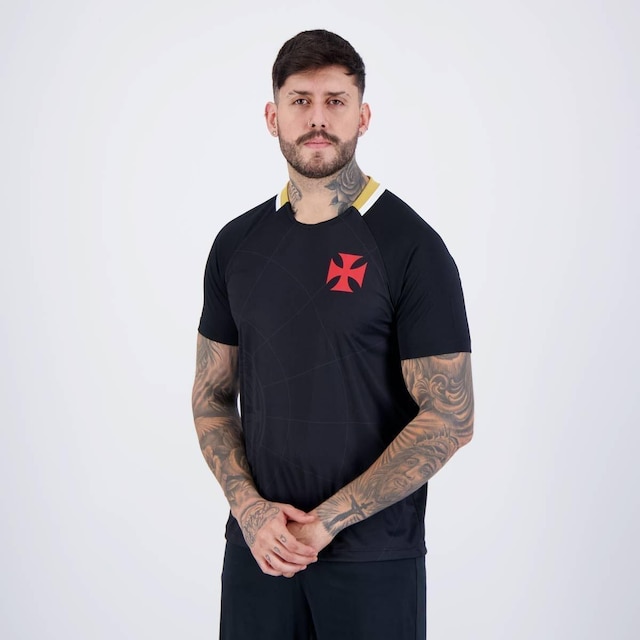 Camisa Vasco Manto Preta