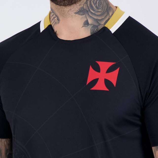Camisa Vasco Manto Preta