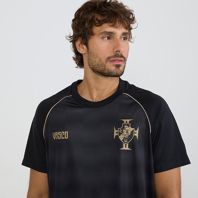 Camisa Vasco Mosaico Raglan Masculina