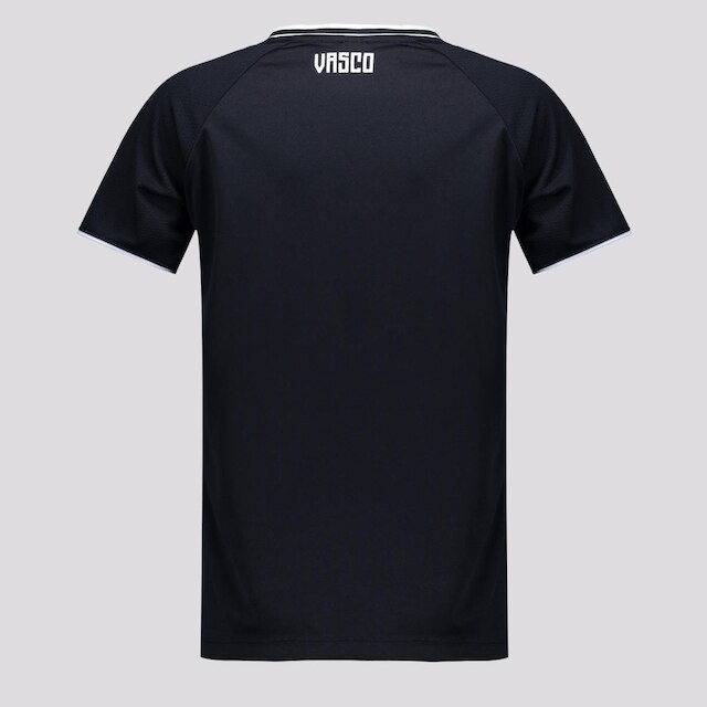 Camisa Vasco Ponto Infantil Preta