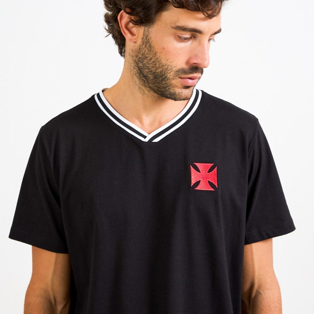 Camisa Vasco Retrô Dadiva Masculina