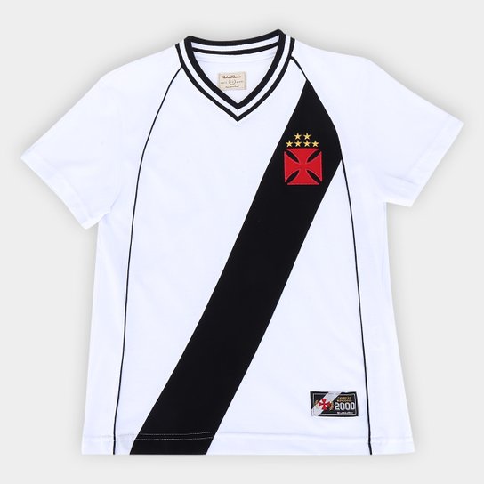 Camisa Vasco Retrô Mania 2000 Mercosul Juvenil