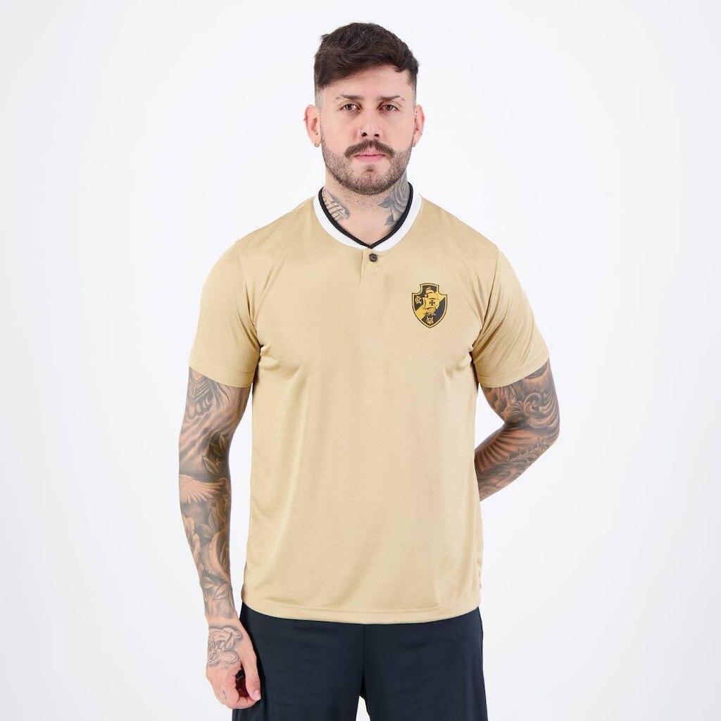Camisa Vasco Sustento Dourada