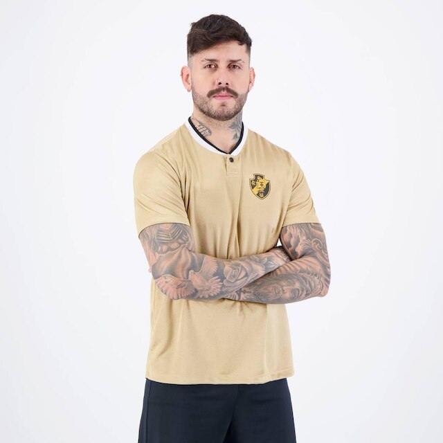 Camisa Vasco Sustento Dourada