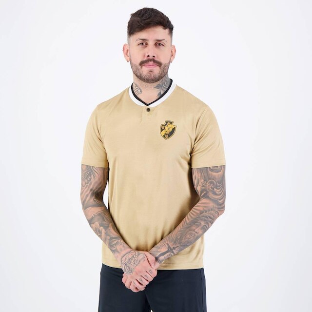 Camisa Vasco Sustento Dourada