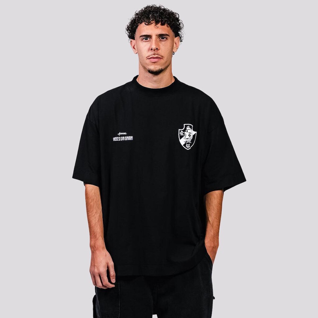 Camiseta Approve Huge Vasco Almirante Preta