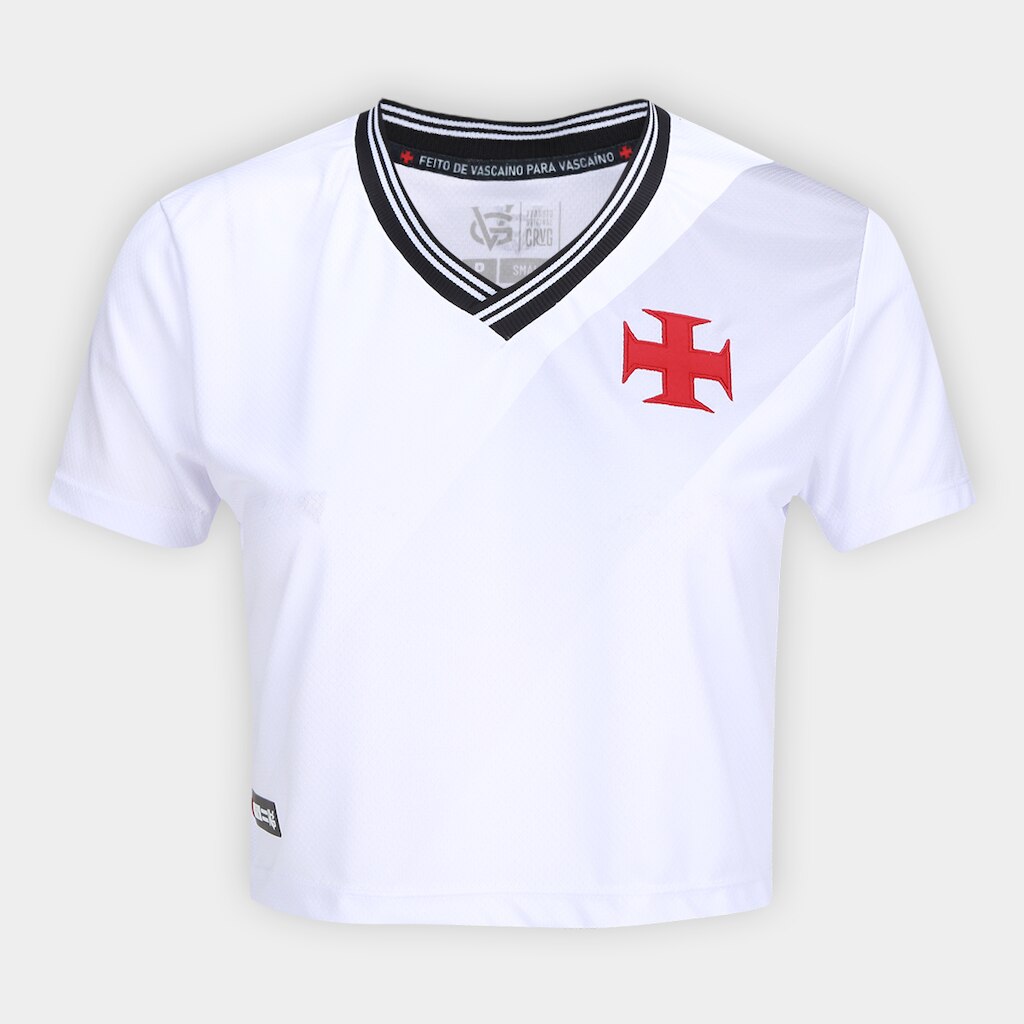 Camiseta Cropped Vasco Orgulho Da Colina Feminina
