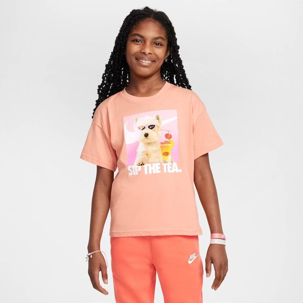 Camiseta Infantil Nike Sportswear Photo Unissex