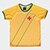 Camiseta Infantil Vasco Folha - Amarelo
