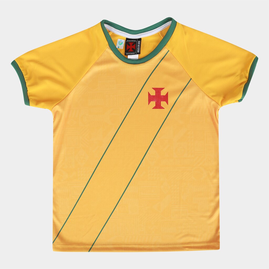 Camiseta Infantil Vasco Folha