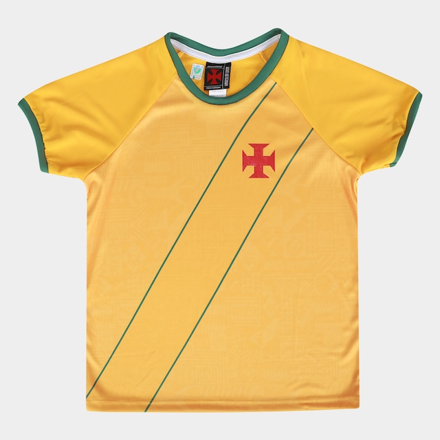 Camiseta Infantil Vasco Folha