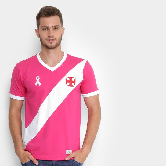 Camiseta Vasco da Gama Outubro Rosa Masculina