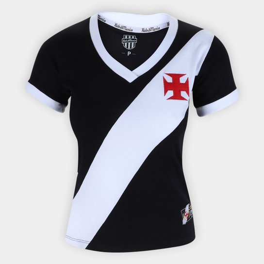 Camiseta Vasco Da Gama Retro Mania 1948 Feminina
