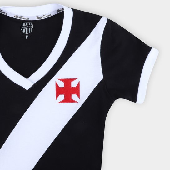 Camiseta Vasco Da Gama Retro Mania 1948 Feminina