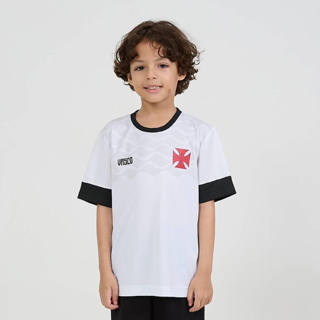 CAMISETA VASCO FESTEJAR INFANTIL BRANCO 04