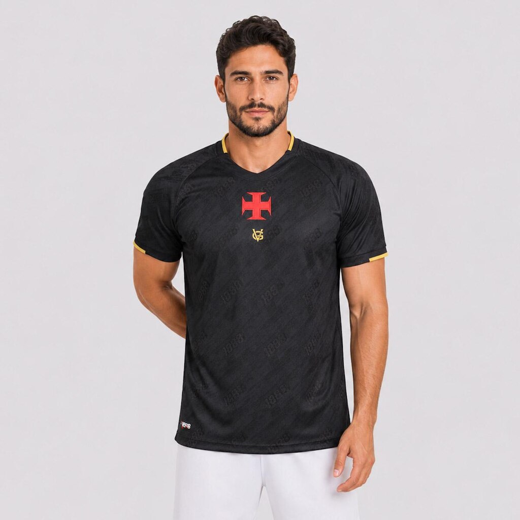 Camiseta Vasco Gigante De Ouro Masculina