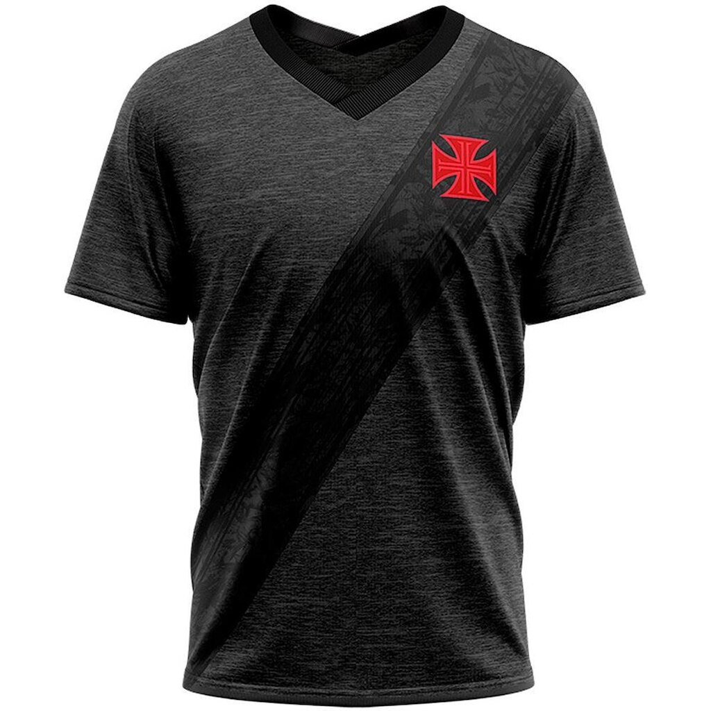 Camiseta Vasco Graphite Lançamento Masculina