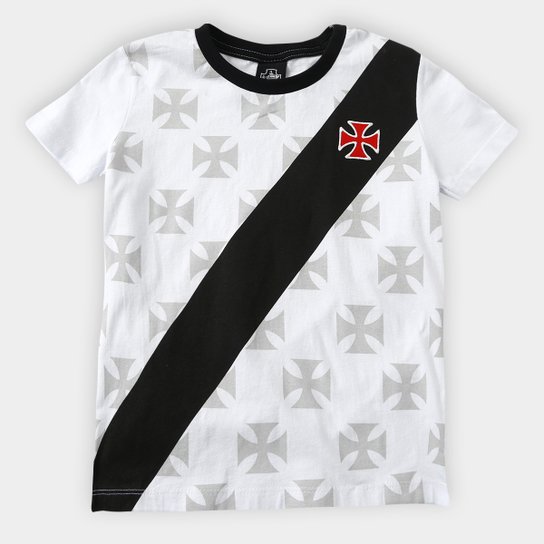 Camiseta Vasco Infantil 1995 - Branco