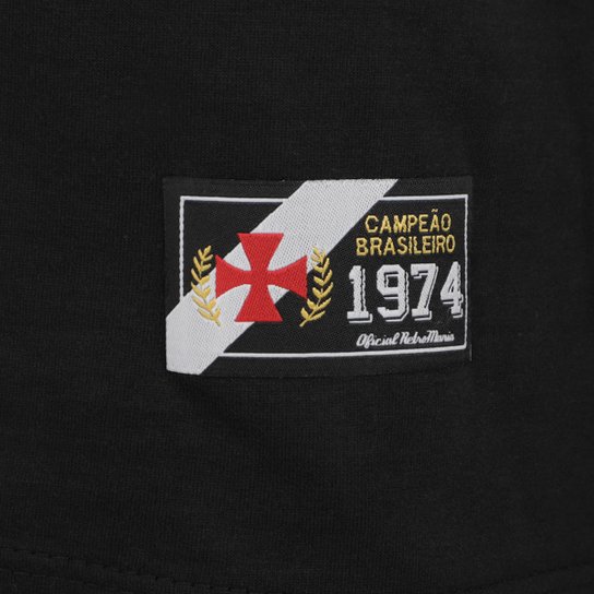 Camiseta Vasco RetrôMania 1974 Nº10 Masculina
