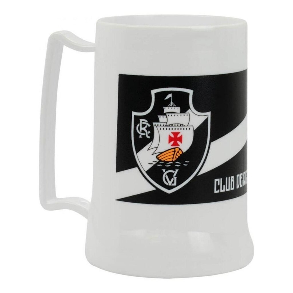 Caneca Branca Gel Isolante Térmico 400ml  Vasco