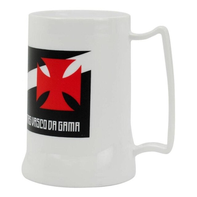Caneca Branca Gel Isolante Térmico 400ml Vasco