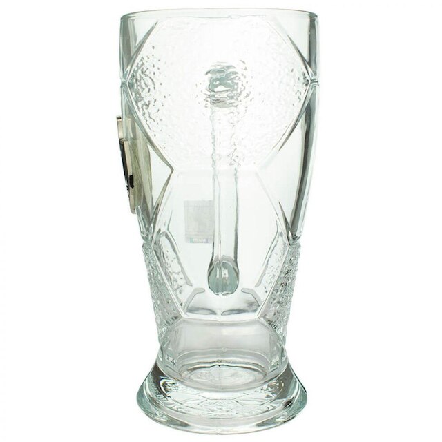 Caneca Chopp Vidro Bola Futebol 630ml Vasco Da Gama