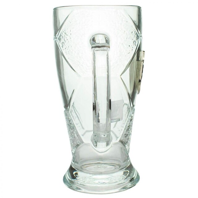 Caneca Chopp Vidro Bola Futebol 630ml Vasco Da Gama