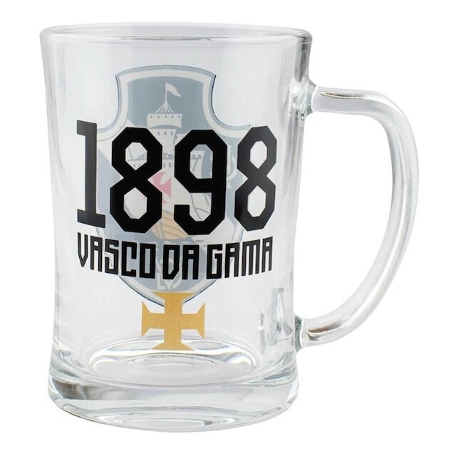 Caneca De Vidro Gigante 650ml - Vasco