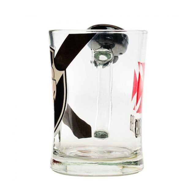Caneca De Vidro Gigante Com Campainha 650ml - Vasco