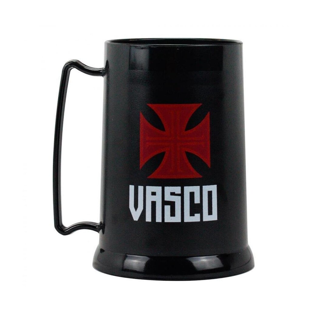 Caneca Gel Isolante Térmico Do Vasco 300ml Preto Cruz