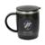 Caneca Térmica Com Tampa 450ml - Vasco Da Gama - Preto