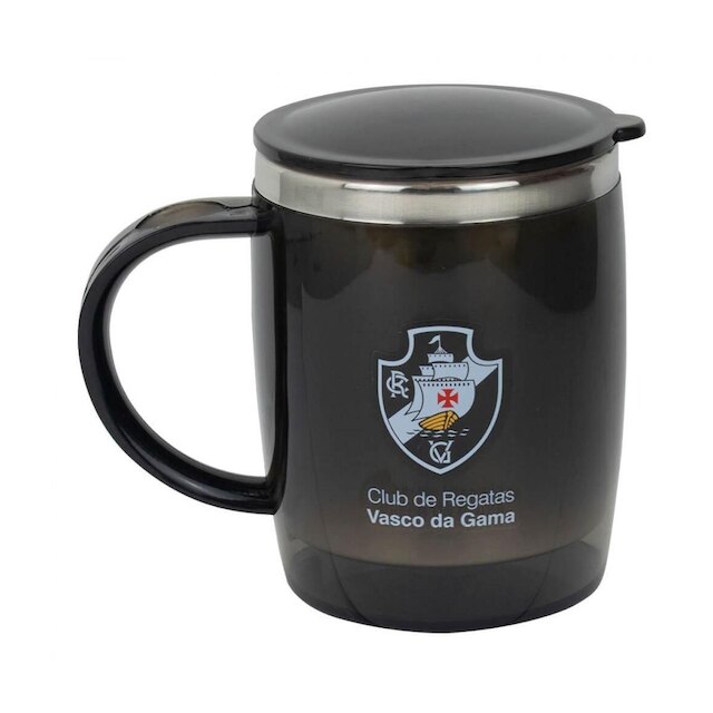 Caneca Térmica Com Tampa 450ml - Vasco Da Gama