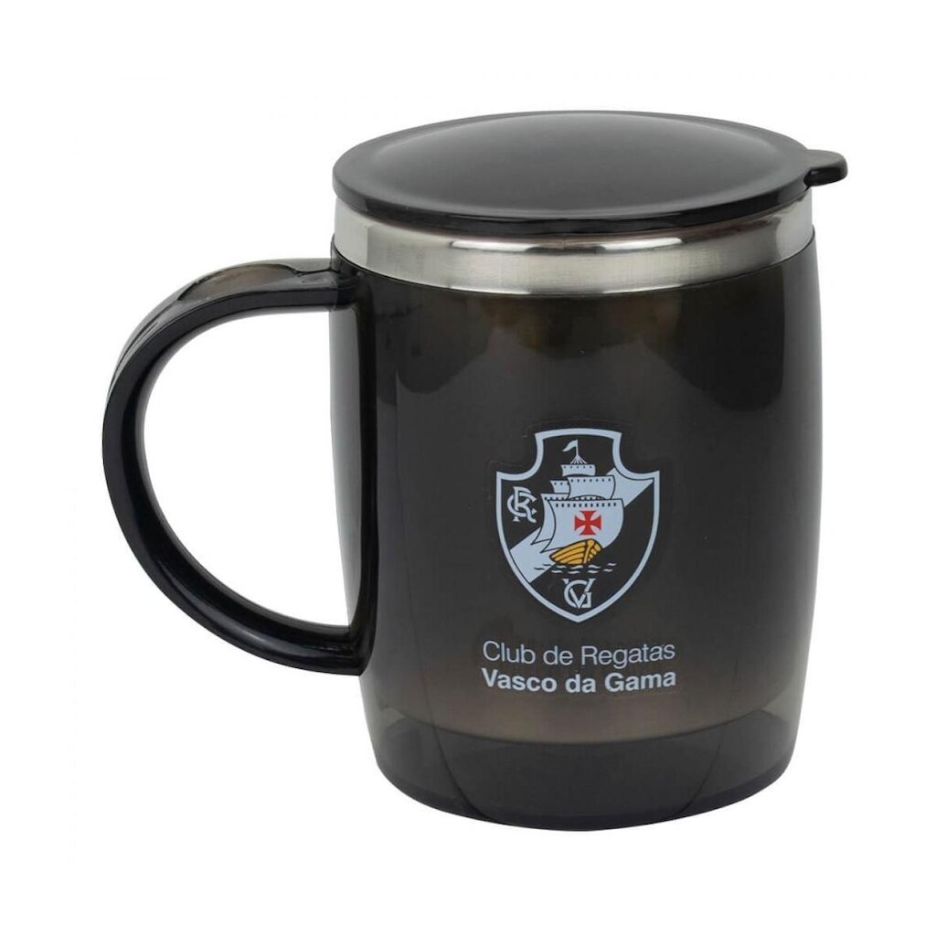 Caneca Térmica Com Tampa 450ml - Vasco Da Gama