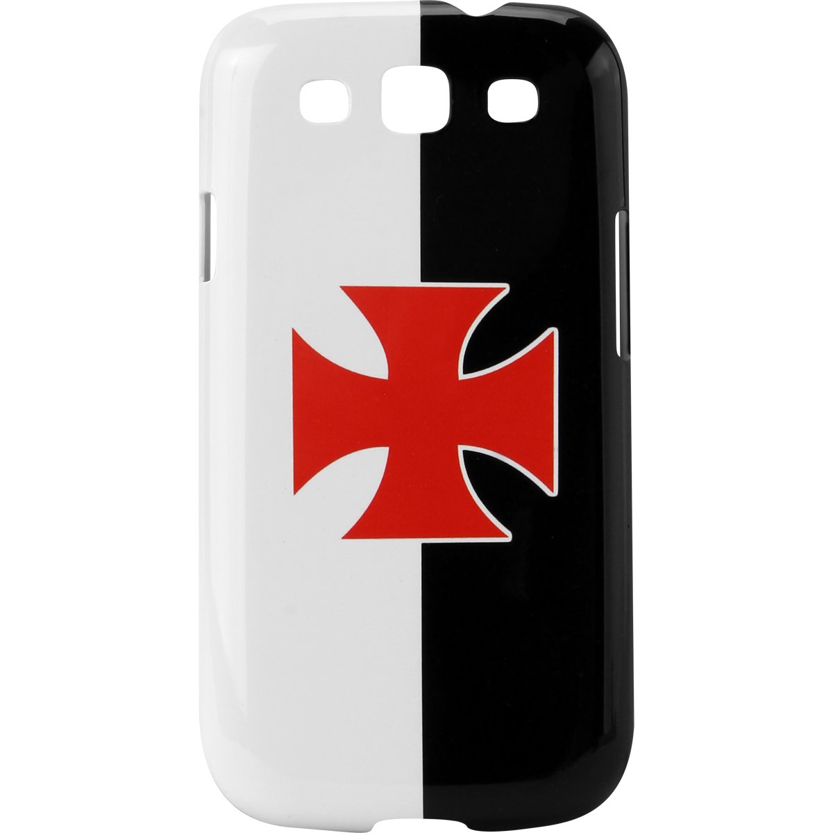 Capa p/ Samsung Galaxy S3 Vasco Cruz de Malta - Preto+Branco | Shop Vasco