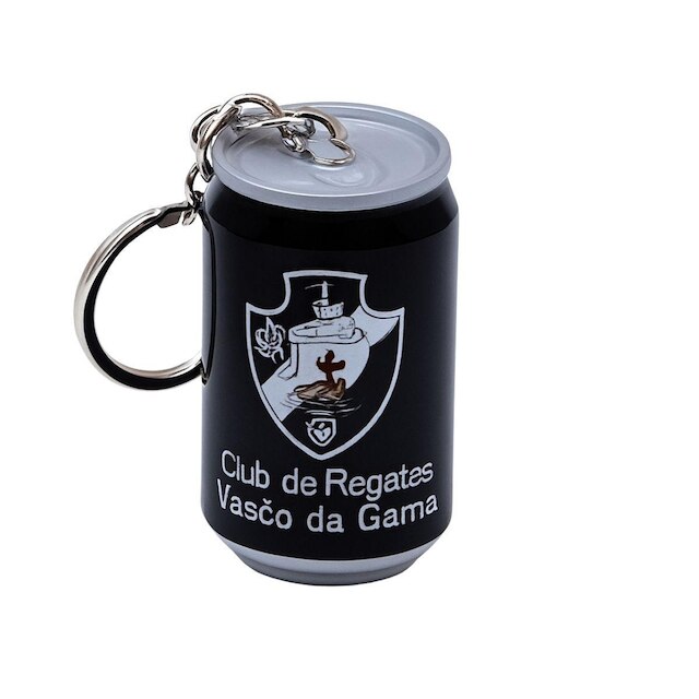 Chaveiro Em Forma De Lata Com Caneta Vasco