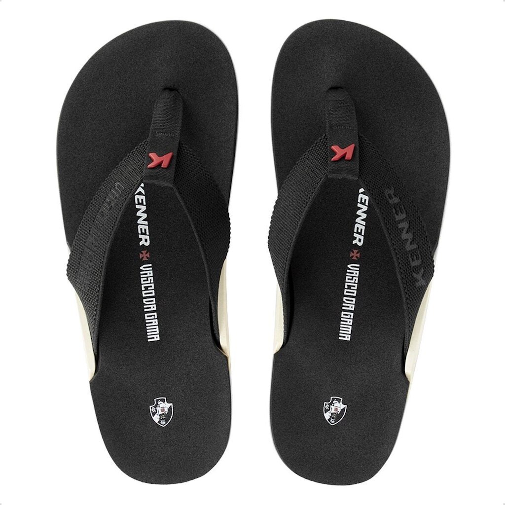 Chinelo Kenner Masculino NK6 Pro Vasco Cruzmaltino