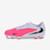 Chuteira Campo Nike Phantom 6 Club Low - Branco+Rosa