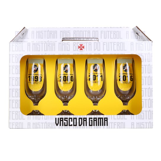 Conjunto de Taças Vasco Allmix Floripa 300 ml - 4 Unidades