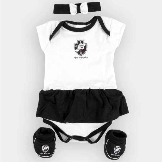 Conjunto Vasco Infantil c/ 3 peças