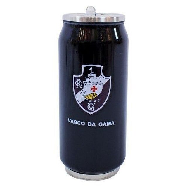 Copo De Inox Com Canudo 350ml - Vasco