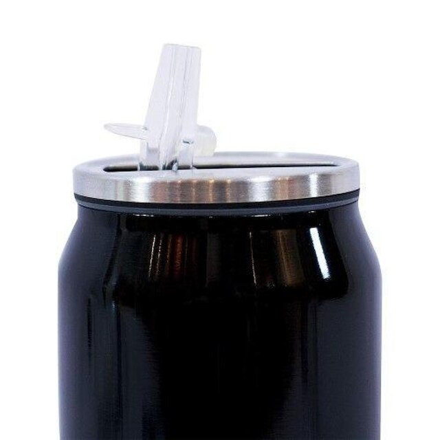 Copo De Inox Com Canudo 350ml - Vasco