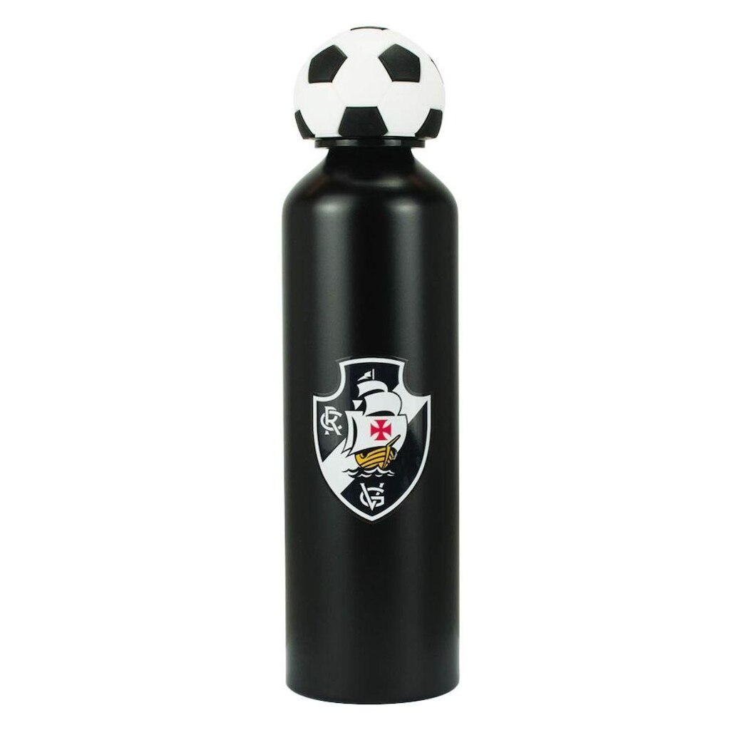 Garrafa Alumínio Tampa Bola 750ml - Vasco