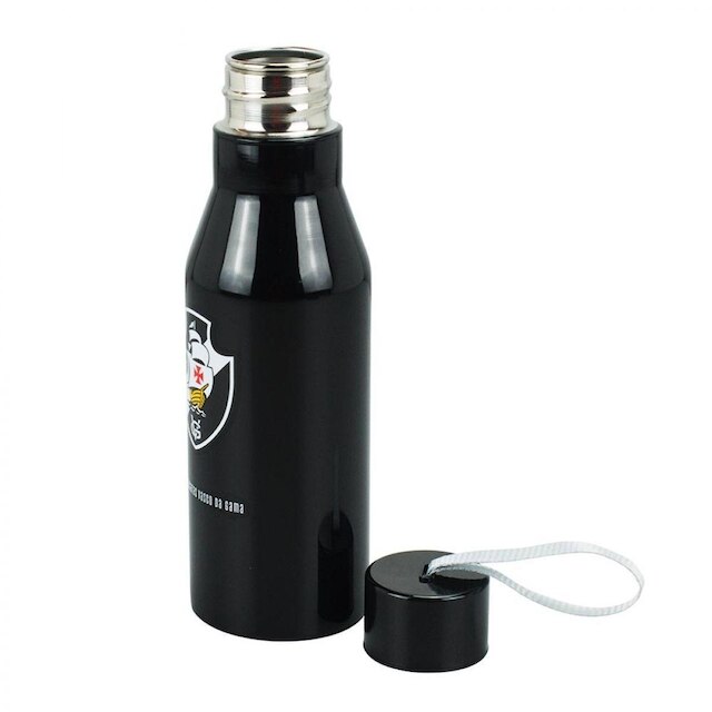 Garrafa Inox Tampa Rosqueável Cordão Vasco Da Gama 600ml
