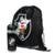 Garrafa Plástico 450ml Com Mochila Tipo saco - Vasco - Única