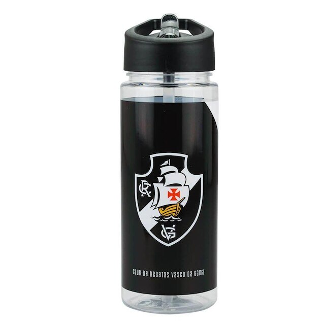 Garrafa Plástico 450ml Com Mochila Tipo saco - Vasco
