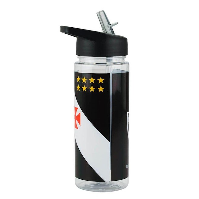 Garrafa Plástico 450ml Com Mochila Tipo saco - Vasco
