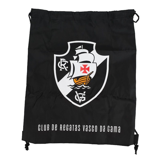 Garrafa Plástico 450ml Com Mochila Tipo saco - Vasco