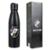 Garrafa Redonda Alumínio 600ml - Vasco Da Gama - Preto